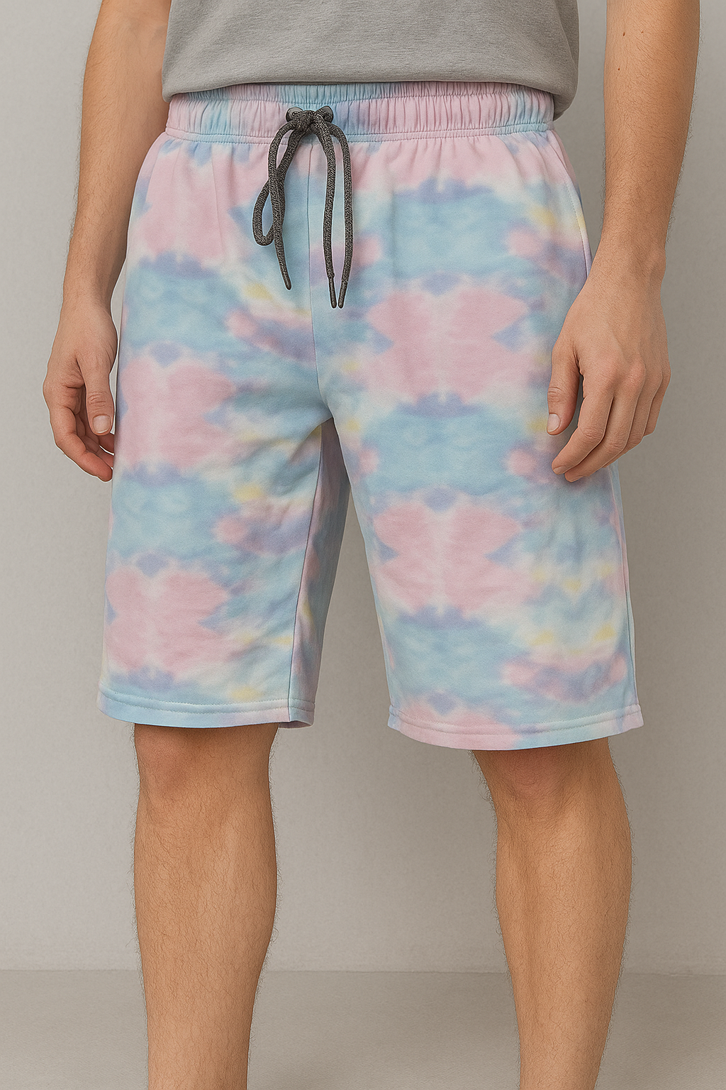 Men's French Terry Printed Shorts