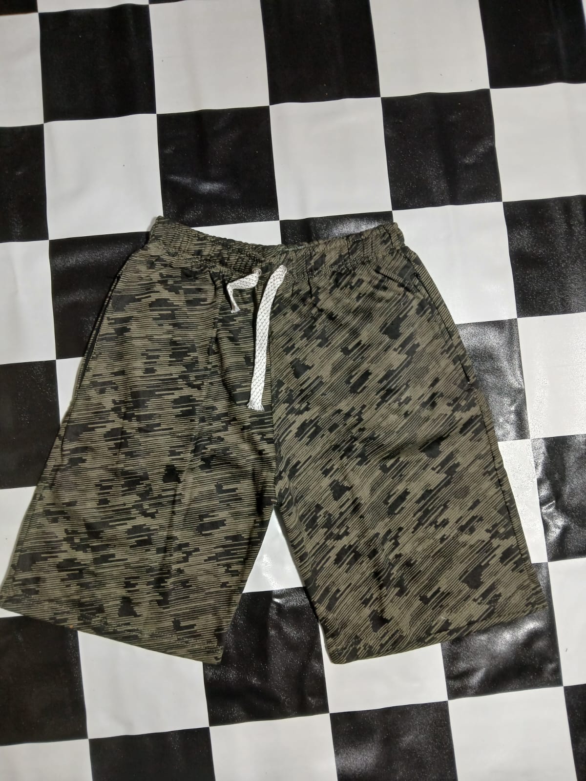 Men's French Terry Printed Shorts