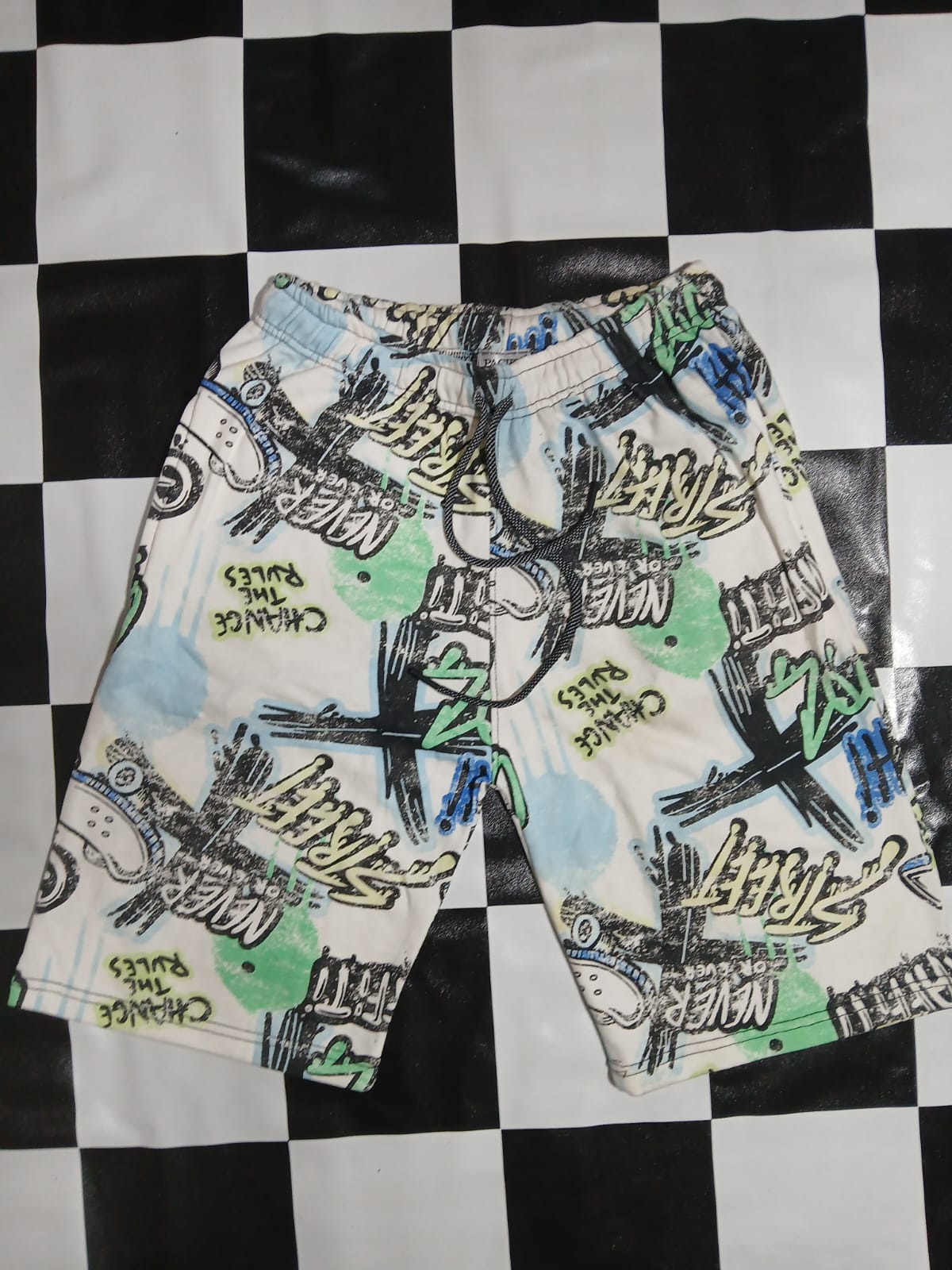 Men's French Terry Printed Shorts